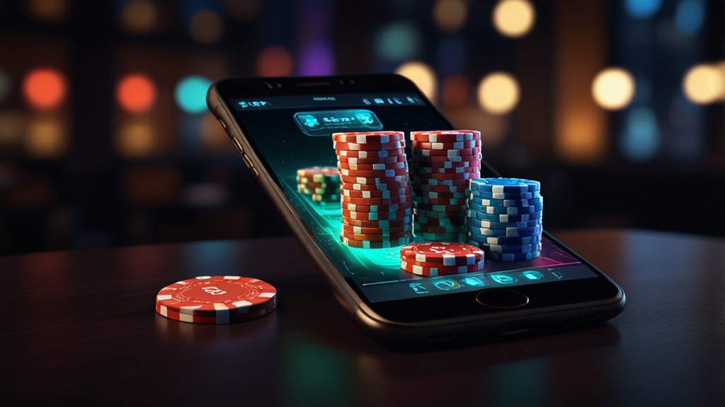 Interface mobile de Spin Kong App avec fonctions principales visibles